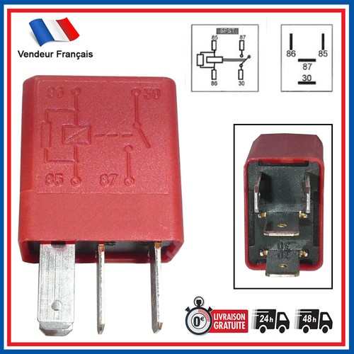 Relais relai 30a 12v broches - relais,