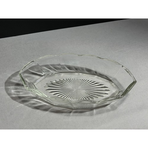 Vintage clear pressed glass - clear,