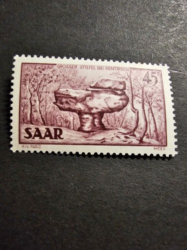 Timbre france colonie sarre - timbre,