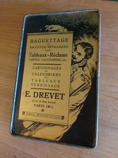 PORTE CARNET EN TOLE LITHO 