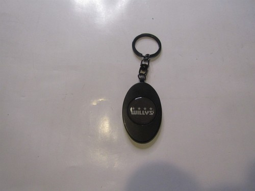 Porte clés métal noir - noir, logo