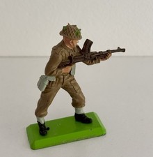 BRITAINS DEETAIL 1971 1:32 - COMBATTANT Anglais Debout Mitraillette