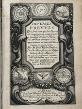 Livre ancien 1659 – “Diverses Preuves” de Paul Vigeon, théologie chrétienne