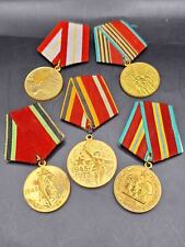 Lot de 5 x médailles Russie
