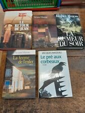lot de 5 livres de  Jacques Mazeau :  la ferme de l'enfer -  le retour de jean