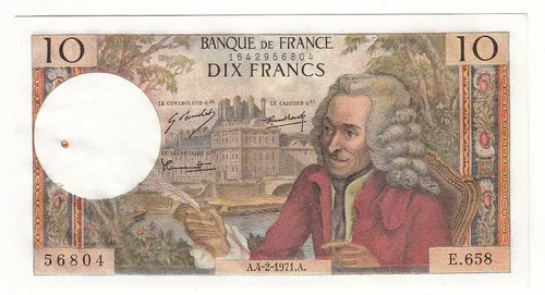 Francs voltaire - (fr1), 10
