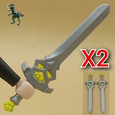 X2 Playmobil épée verte