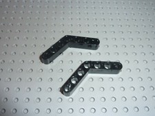 2 x LEGO TECHNIC black beam