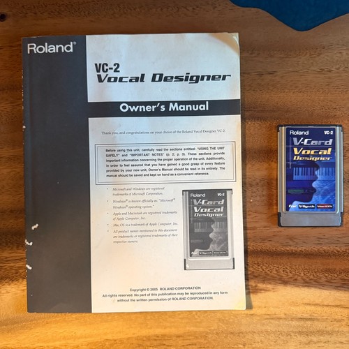 Roland card vocal - vc-2,