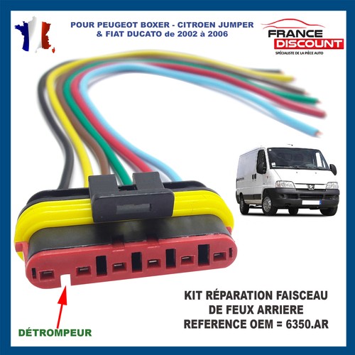 Connectique faisceau cable - +,