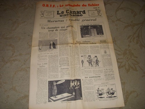 Canard enchaine 2695 - canard,
