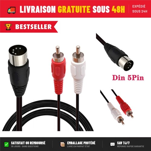 Câble audio midi din - câble,