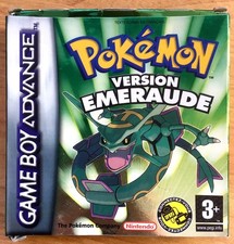 POKÉMON VERSION ÉMERAUDE - BOÎTE VIDE 100% ORIGINALE GAMEBOY ADVANCE GBA PAL FRA