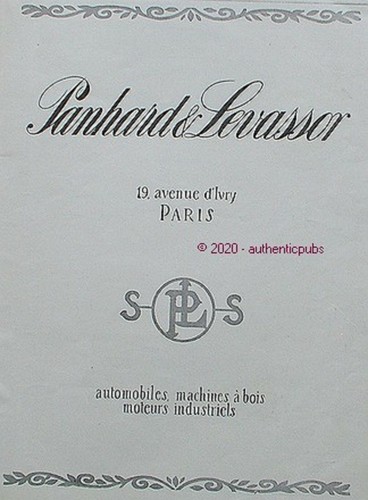 Advertisement panhard - advertisement, &