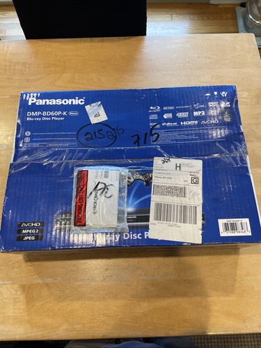 Panasonic dmp bd60p - dmp-bd60p-k, blu-ray