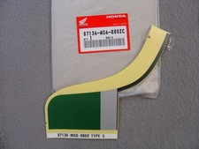 Sticker carénage latéral droit vert  et  gris XL600V TRANSALP HONDA 87136-MS6-88