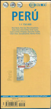CARTE routiere PÉROU  AU 1 / 750 000 plastifiée