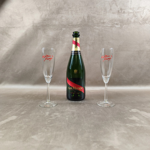 Lot flutes champagne mumm - de, 2