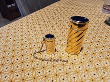 Vaporisateur De Sac Etui Metal Doré Boucheron + porte Clef