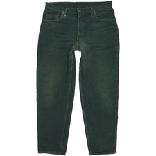 Levi's 550 Made in USA  Homme Vert Tapered Relaxed  Jeans W36 L30 (106562)