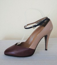 VALENTINO GARAVANI  - ESCARPINS - P. 38,5 - CUIR - EXCELLENT ETAT - authentique