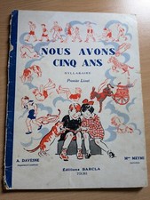 Livre d'apprentissage de la Lecture "J' ai cinq ans" Premier Livret