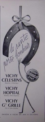 Publicité vichy celestins - vichy,