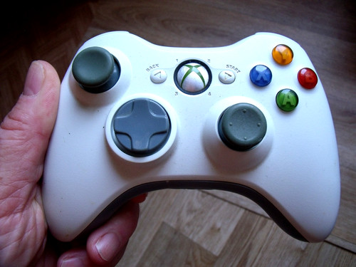 Manette xbox 360 blanche - 360,