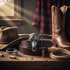 Hommes Ouest Argent Métal