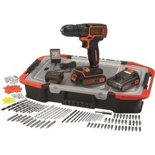 Kit perceuse visseuse sans fil - 18V - BLACK+DECKER - BDCDC18BAST-QW - 2 batt...