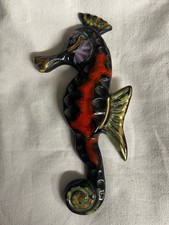 Hippocampe Mural Céramique