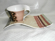 TASSE A DEJEUNER  DE VILLEROY ET BOCH EDITION LIMITEE DE  2007 NEW WAVE