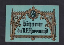Ancienne étiquette  Alcool   France  BN170275 Liqueur Harrmand