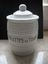 Pot en céramique RILLETTES DE TOURS ETS BARBER FRERES ancien