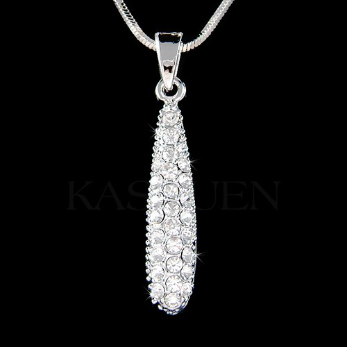 Incrusté larme avec - incrusté, cristal