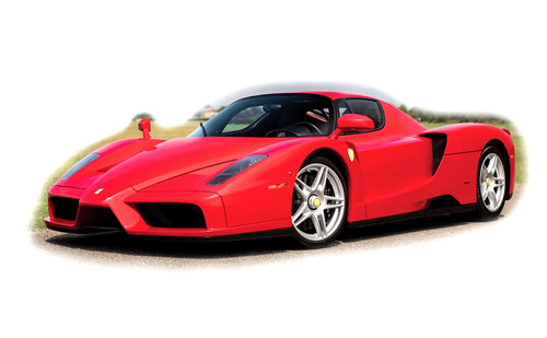 Clear body shell enzo - 1:10,