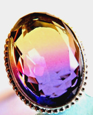 Bague précieuse amétrine - bague, amétrine-