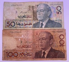 2 Billets de banque du Maroc
