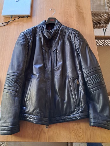 Blouson cuir hugo boss - blouson,