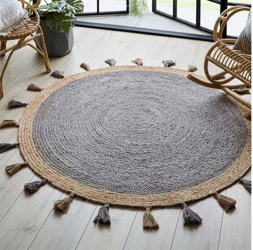 Tapis 100 jute naturel - %,