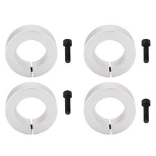Lot De 4 Colliers De Fixation D'arbre Fendu Diamètre D'alésage De 2 5 Cm Kit De