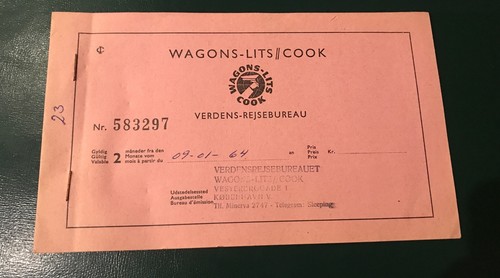 Ancien billet train ticket - billet,