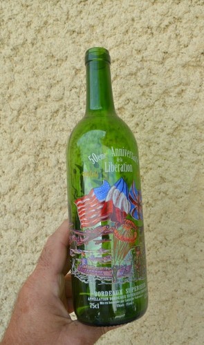 Belle bouteille sérigraphiée