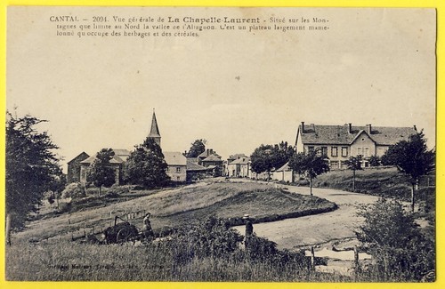 Cpa rare auvergne - cpa, la