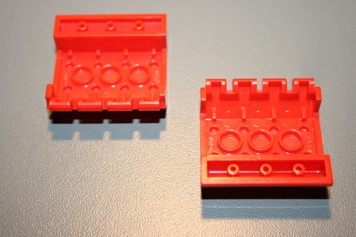 Lego brique slope rouge 4x4 - lego,