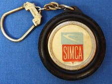 Porte-clés Logo - SIMCA - ARONDE - Station AZUR - 141 Av. de Genève - 74 ANNECY