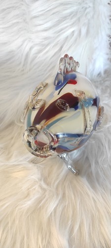 Vintage poisson verre - poisson, en