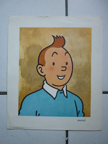 Rare flyer promo tintin - ,