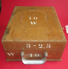 SNCF CHAUVIN ARNOUX Wattmètre ancien prècision bakelite coffret bois ok etat