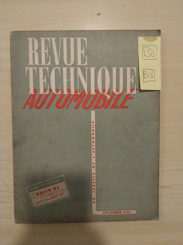 Revue technique rovin 54 - rovin,